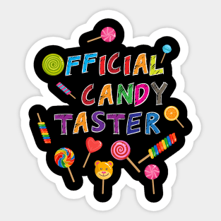 Kids Official Candy Taster Sticker